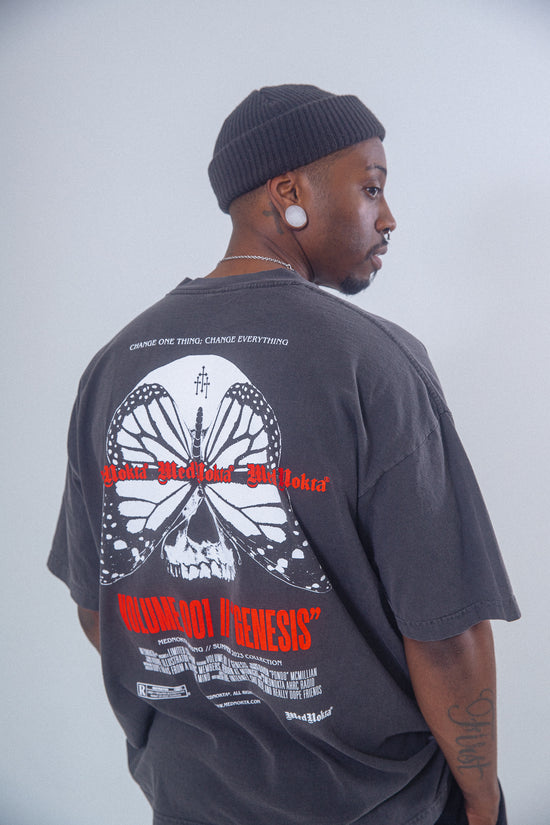Monarch's Death Tee - Vintage Black