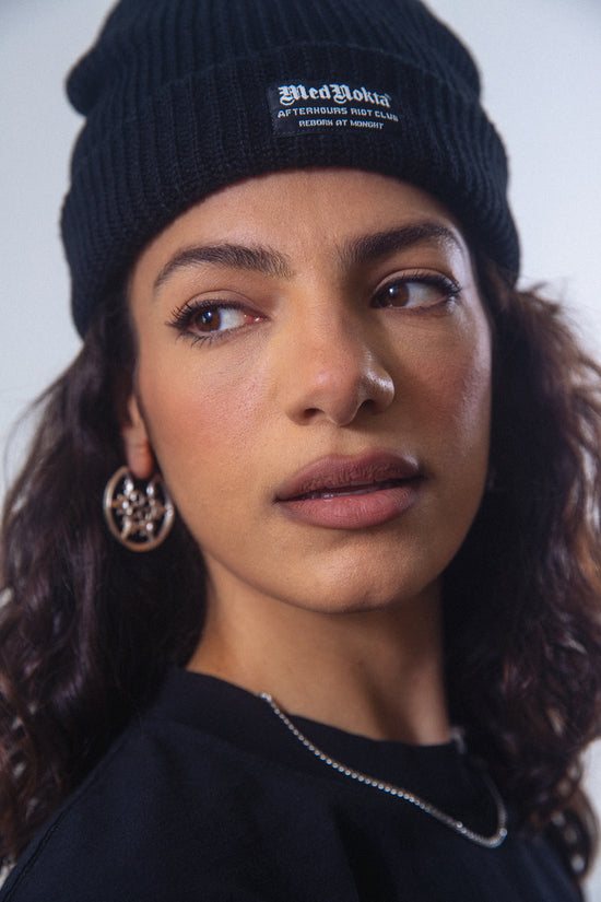 Mini Logo Beanie - Black