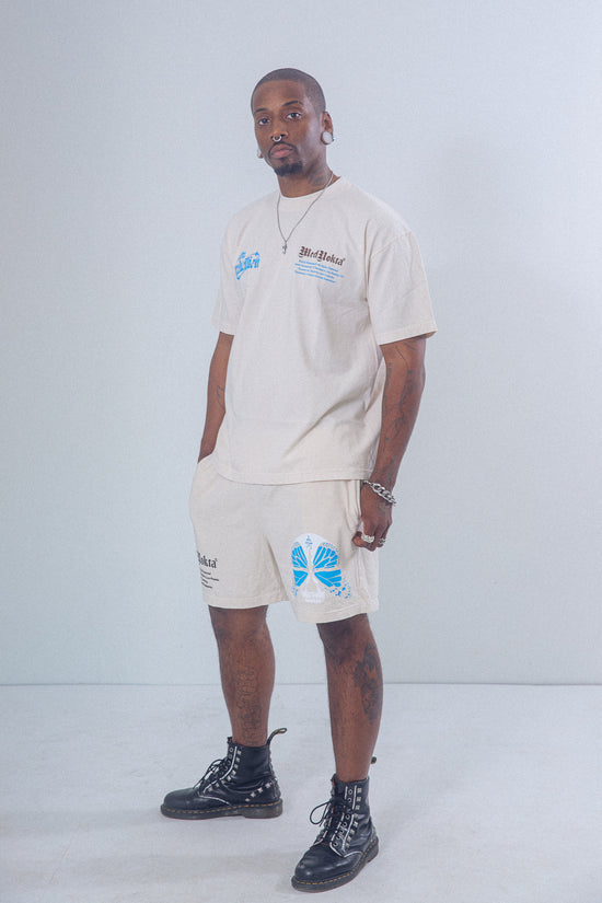 Monarch's Death Shorts - Cream