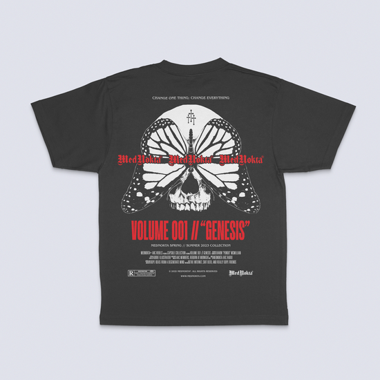 Monarch's Death Tee - Vintage Black