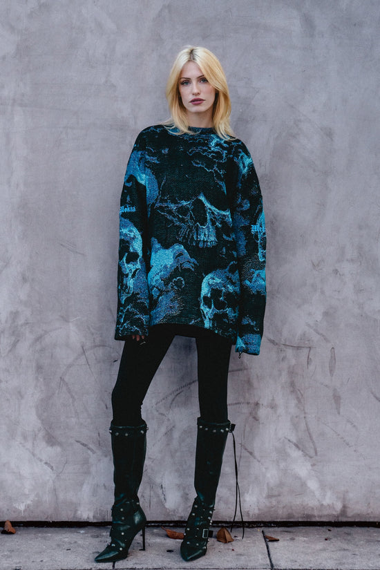 Skull Parade Tapestry Crewneck