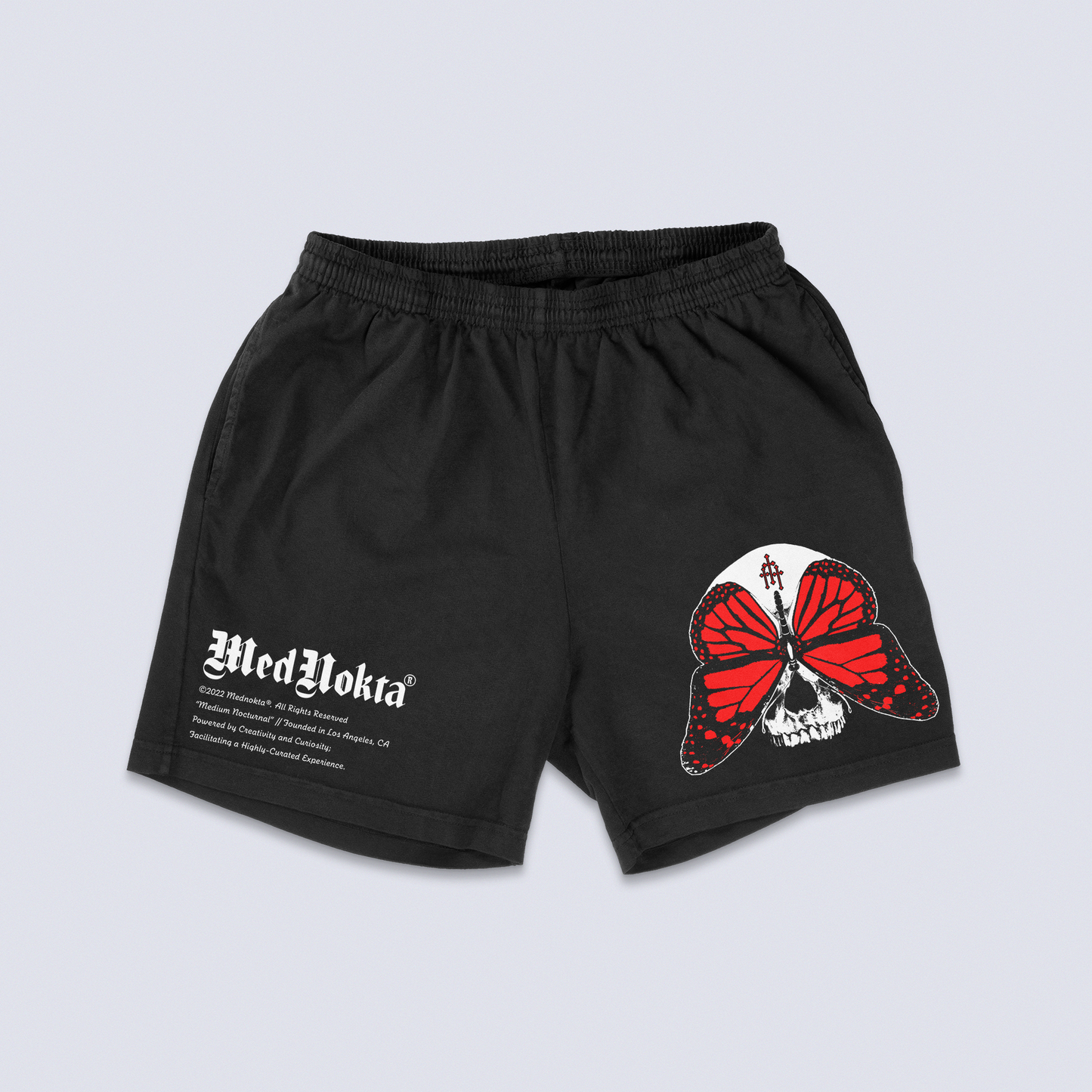 Monarch's Death Shorts - Black