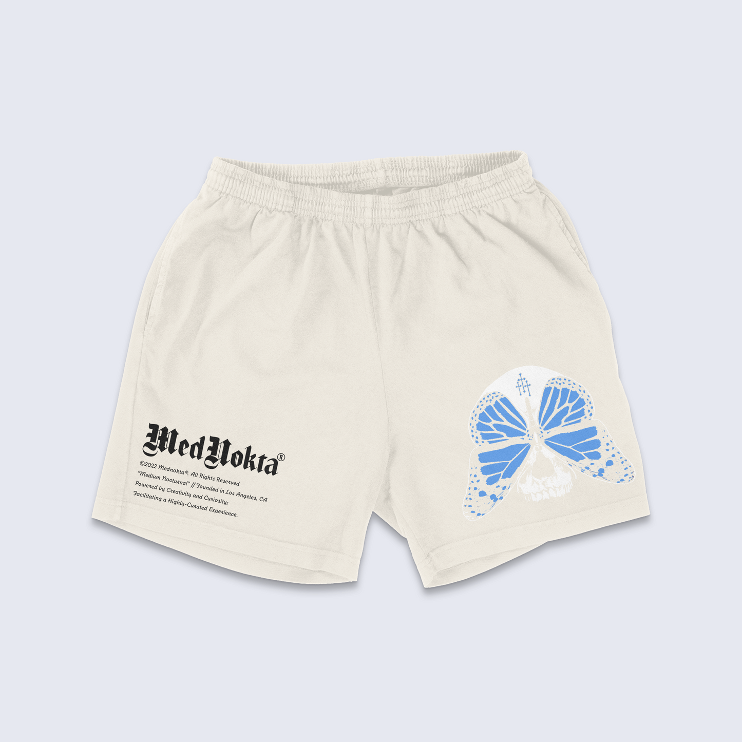Monarch's Death Shorts - Cream
