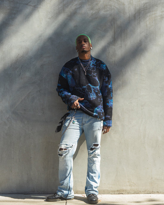 Skull Parade Tapestry Crewneck