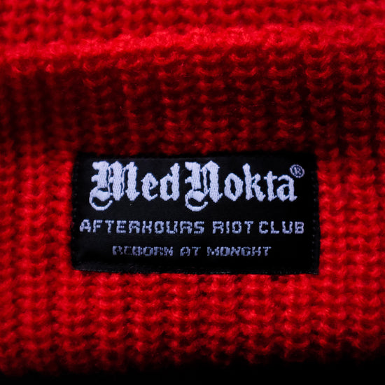 Mini Logo Beanie - Red