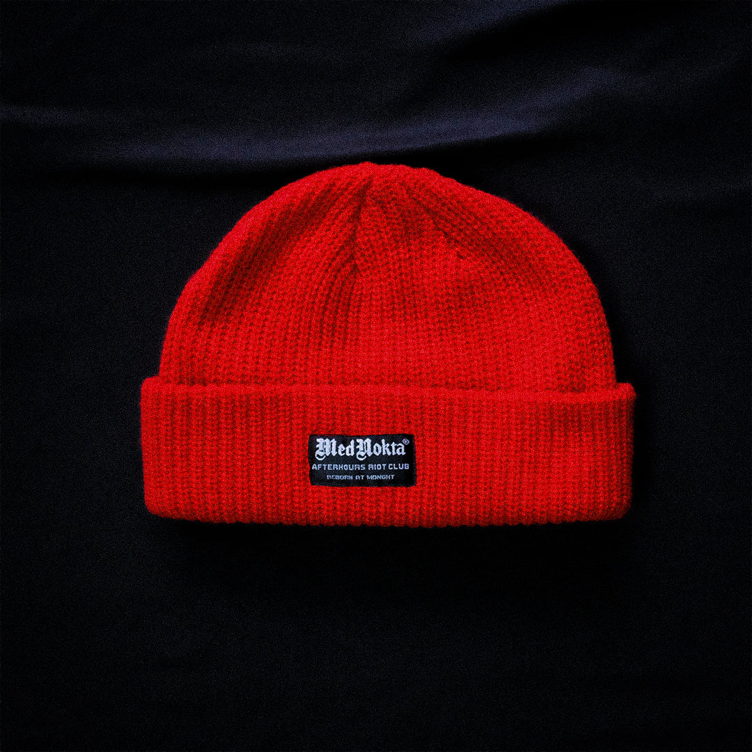 Mini Logo Beanie - Red