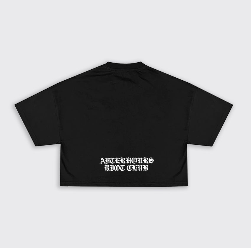 Cerberus Crop Top - Black