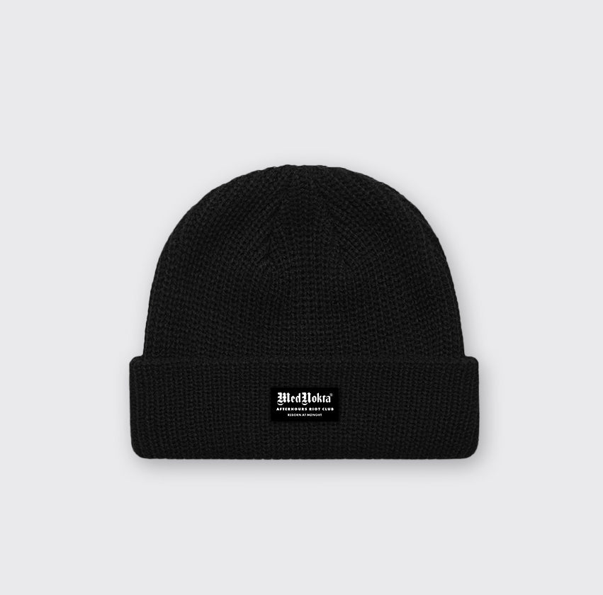 Load image into Gallery viewer, Mini Logo Beanie - Black
