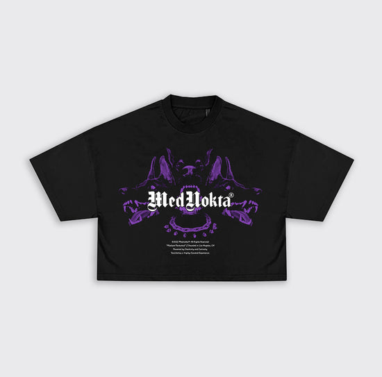 Cerberus Crop Top - Black